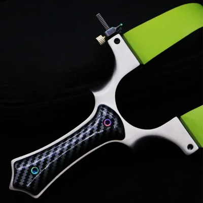 Lance-pierre à clip rapide en acier inoxydable Little Bull 2 - Durable et puissant Lance-pierre à clip rapide en acier inoxydable Little Bull 2 - Durable et puissant