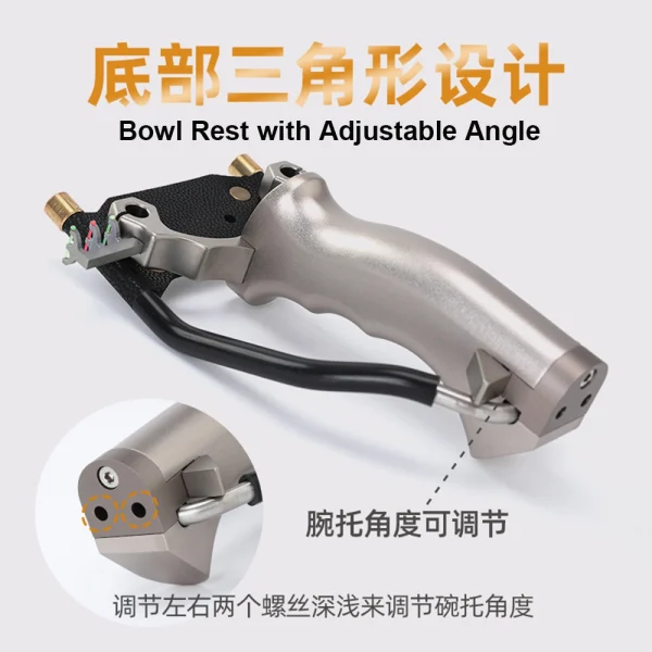 Fronde Longyuan à fixation par bille avec support de poignet – Idéale pour la pêche au lancer Fronde Longyuan à fixation par bille avec support de poignet – Idéale pour la pêche au lancer