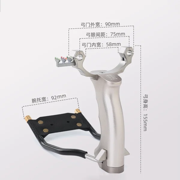 Fronde Longyuan à fixation par bille avec support de poignet – Idéale pour la pêche au lancer Fronde Longyuan à fixation par bille avec support de poignet – Idéale pour la pêche au lancer