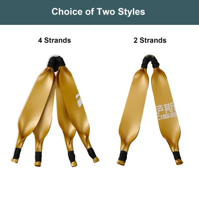 10pcs Slingshot Flat Bands – 2/4 Strands Replacement Bands for Shooting Fish