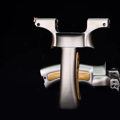 630 Stainless Steel Dragon Teeth Flat Band Slingshot | Tactical Hunting Slingshot for Precision Shooting