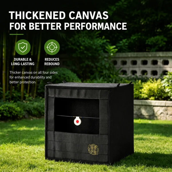 PRECISE Heavy Duty Slingshot Target Box – High Absorption Reusable Training Target Core for Slingshot Practice