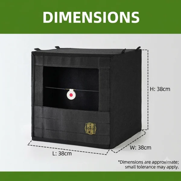 PRECISE Heavy Duty Slingshot Target Box – High Absorption Reusable Training Target Core for Slingshot Practice