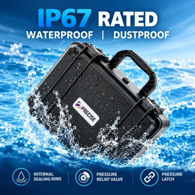 PRECISE Slingshot Storage Case – Waterproof & Dustproof Hard Carrying Case for Slingshot Bands, Outdoor Gear & Accessories
