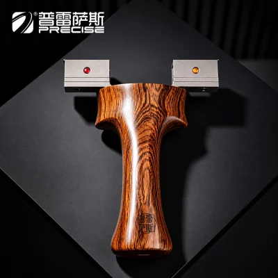 PRECISE XuanYue Lance-pierre haut de gamme réglable en titane – Lance-pierre de tir avec poignée ergonomique en bois pour activités de plein air PRECISE XuanYue Lance-pierre haut de gamme réglable en titane – Lance-pierre de tir avec poignée ergonomique en bois pour activités de plein air